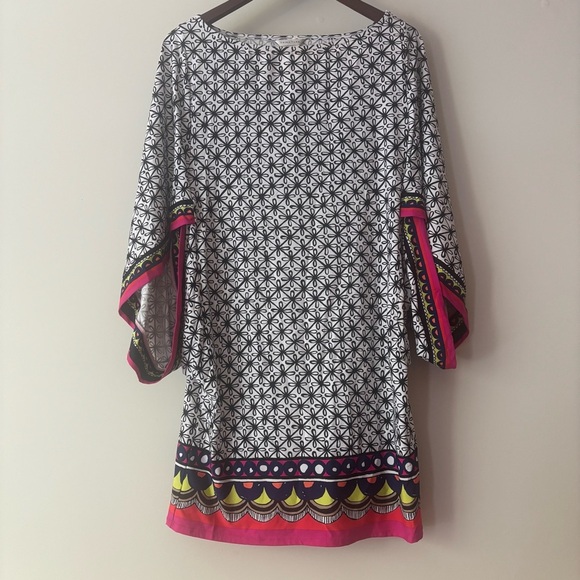 Trina Turk Mandalay Tunic Swim Cover-Up Geometric Pattern Stretch Women’s XL - Picture 2 of 7